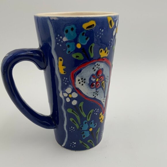 Aydin El Sanatlari Latte Mug Relief Handmade in Turkey - Picture 6 of 8